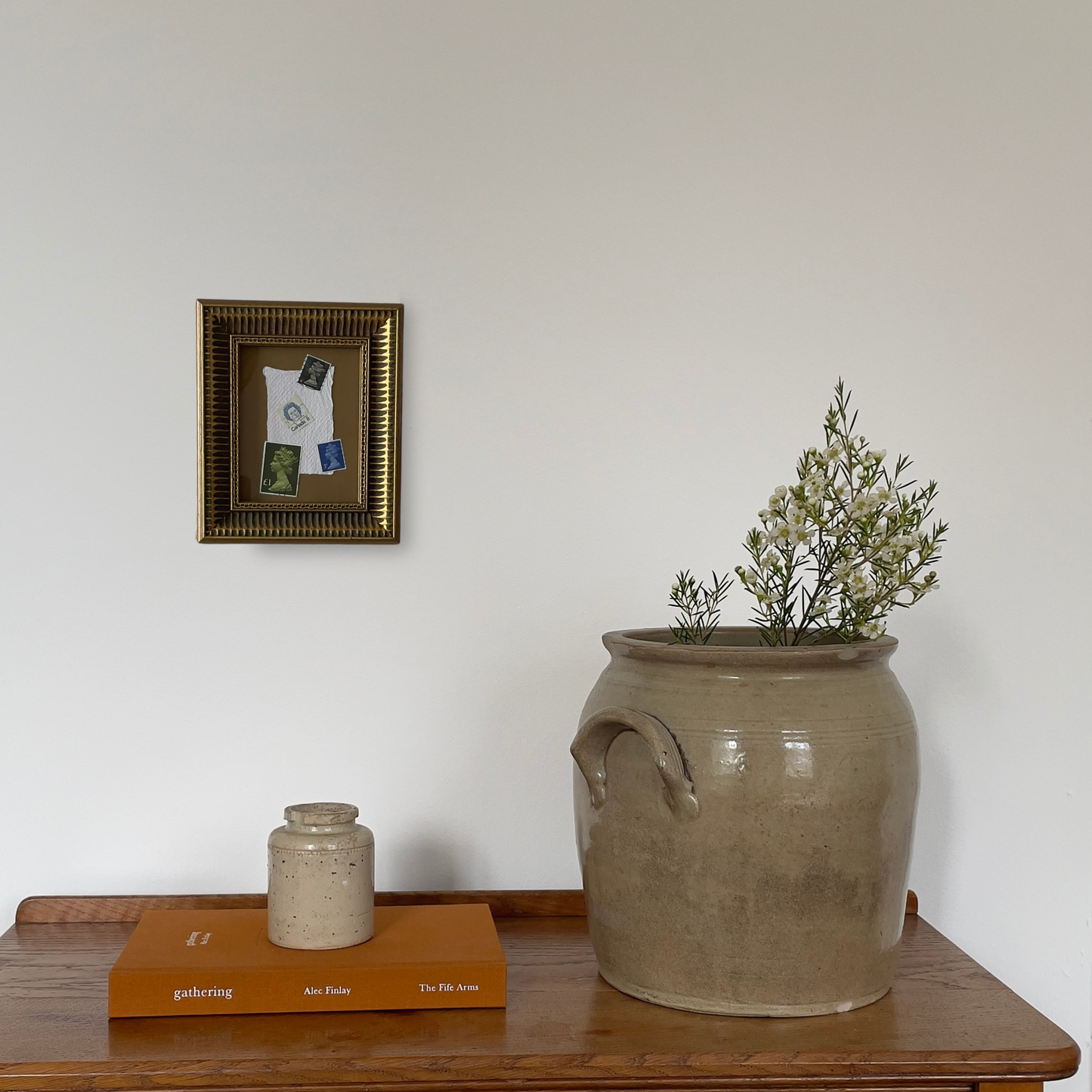 Queen & Country | Framed Vintage Stamps on Golden Mount