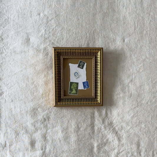 Queen & Country | Framed Vintage Stamps on Golden Mount